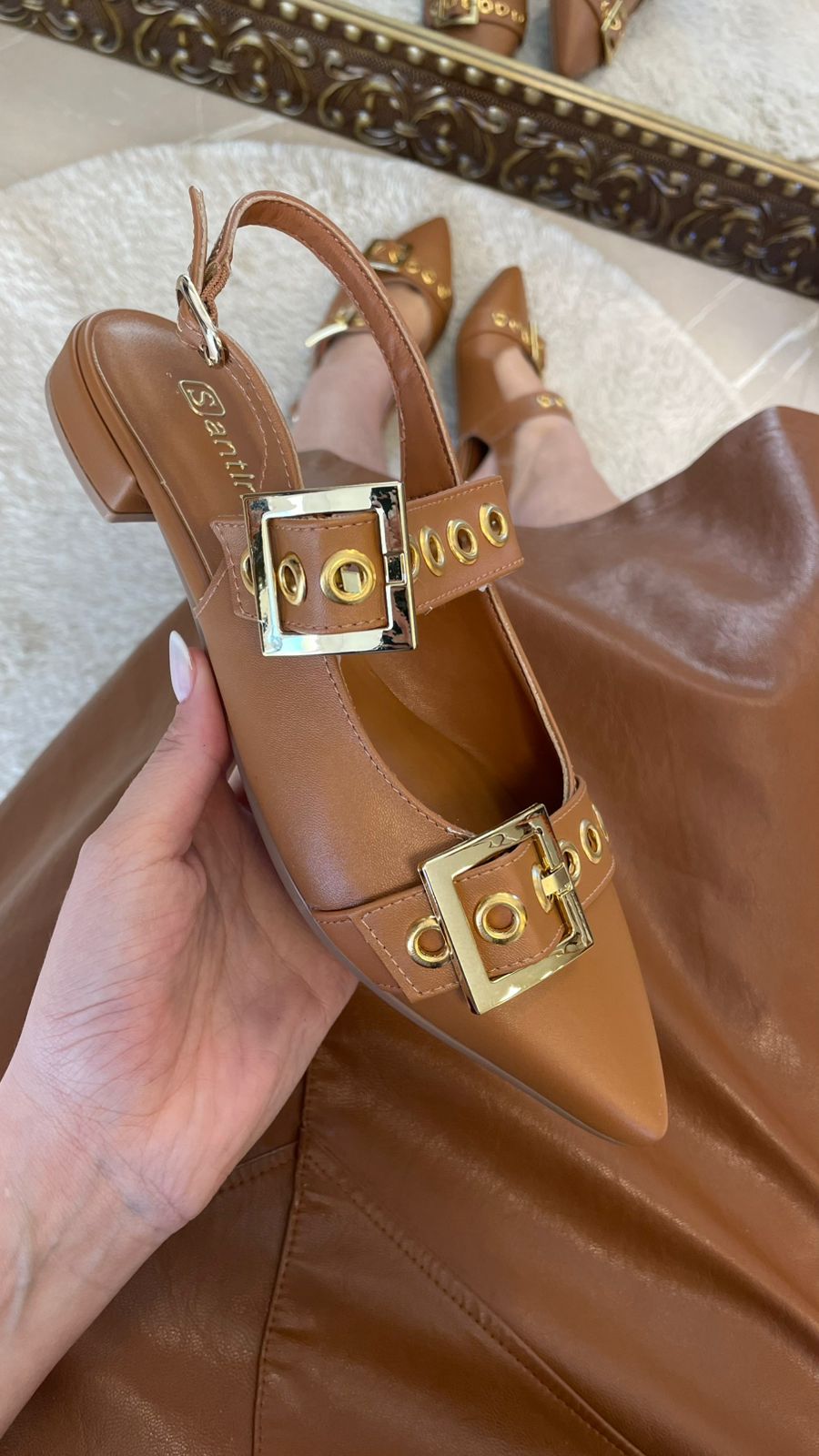 Slingback Amanda Nude