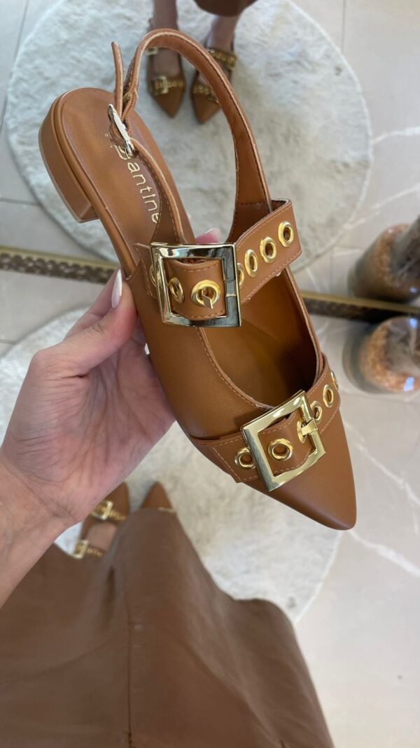 Slingback Amanda Nude - Imagem 2