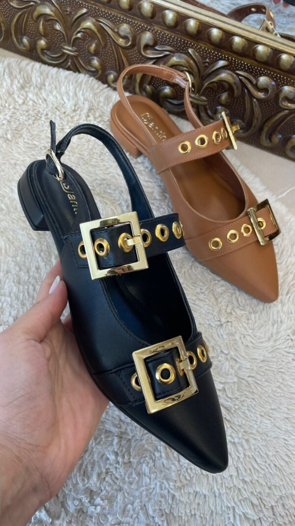 Slingback Amanda Nude - Imagem 3
