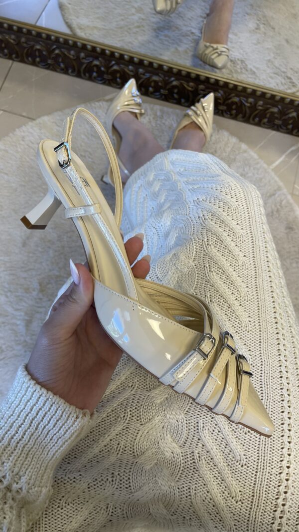 Scarpin Franciele Off White