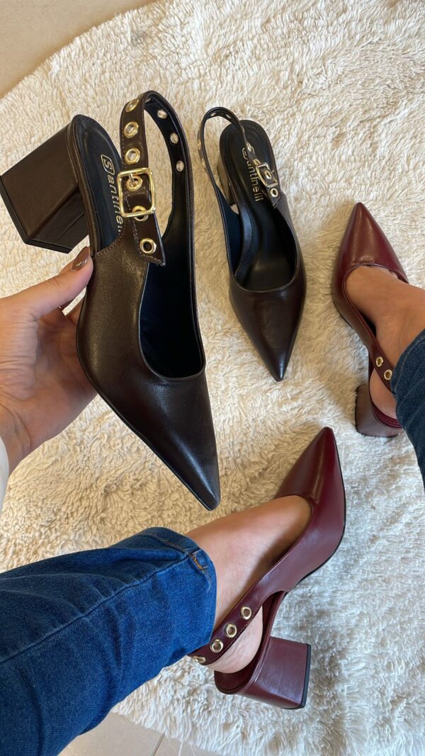 Scarpin Millie Chocolate - Imagem 2