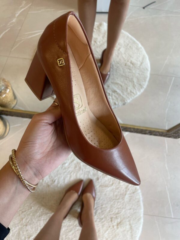 Scarpin Alexandra Caramelo