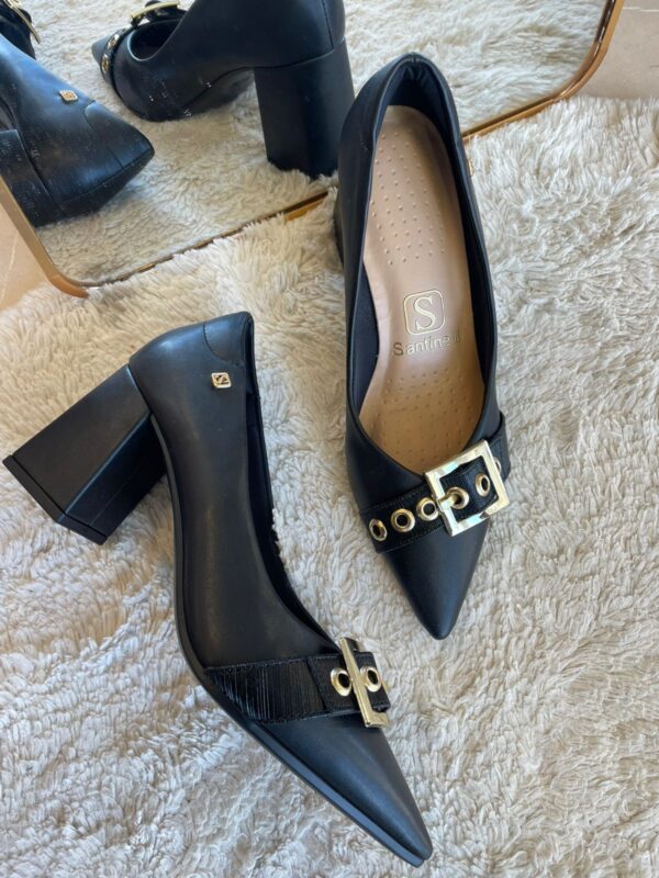 Scarpin Carina Preto