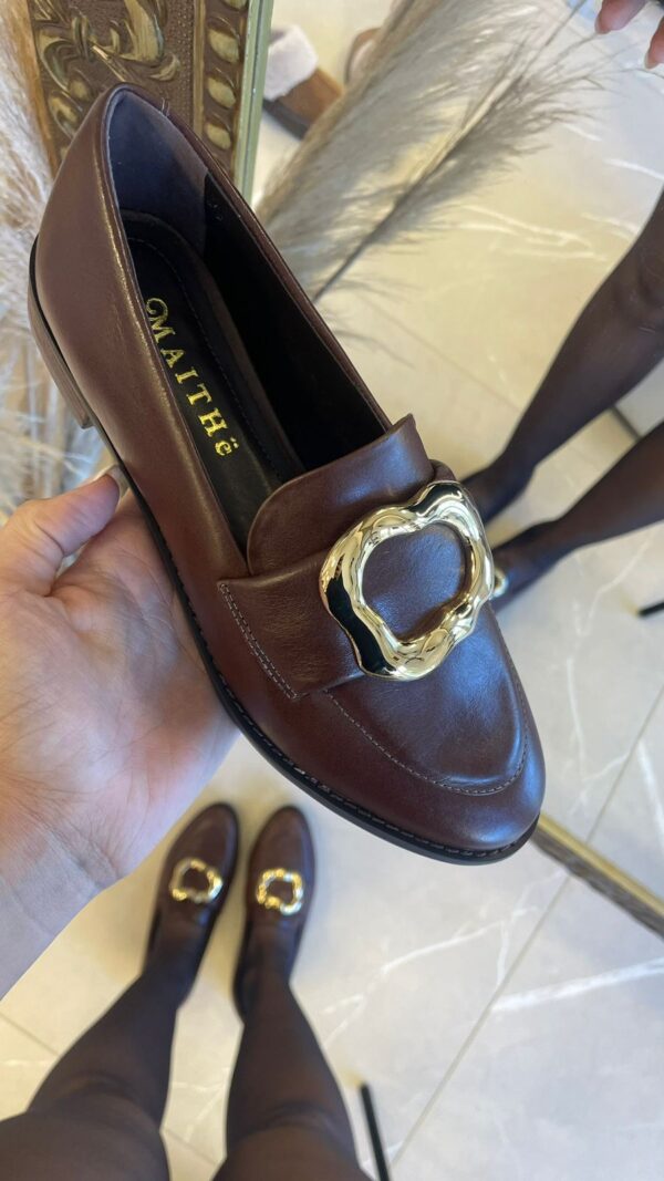 Mocassim Lorena em couro - Imagem 2