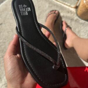 Sandália Rasteira Ester Preta